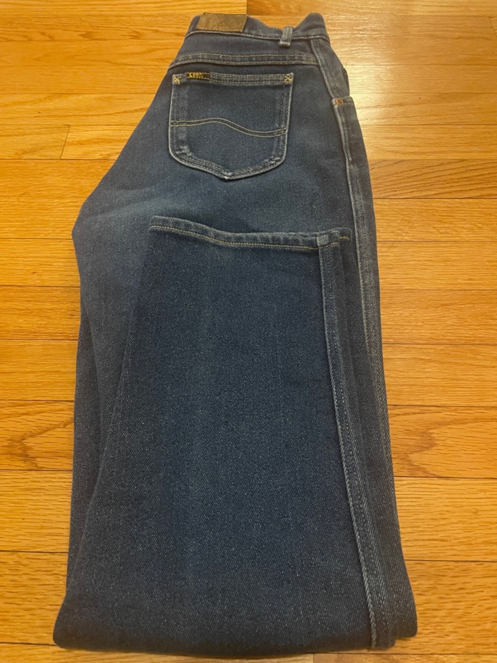 Vintage Lee riders Made in USA Indigo Straight-Leg Jeans